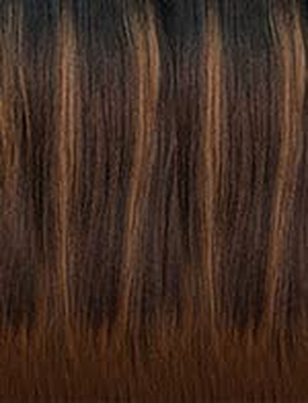 What Lace 13X6 Wigs - Arabella 28 Inch Human Hair Blend Lacefrontal Glueless Synthetic with Natural Density Preplucked Hairline (COLORMELTCHOCOLATE) - Image 9