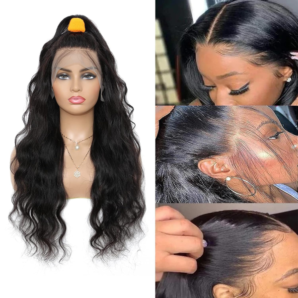 13X4Lace Front Wigs Human Hair Body Wave Wigs for Black Women Human20Inch HD Lace Front Wigs Hair Pre Plucked with Baby Hair 150% Density 10A Grade Brazilian Wigs Body Wave Wigs - Image 9