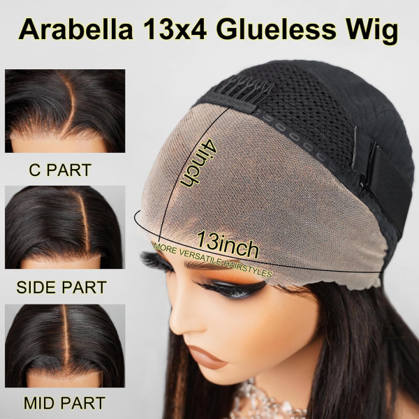 13X4 Loose Curly Wave Wig 1B/30 Ready to Go Glueless Wigs Human Hair Highlight Lace Front Wig Human Hair Pre Plucked Cut Lace 210% Density Pre Bleached (24Inch, 13X4 Loose Wave) - Image 6