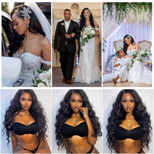 13X4Lace Front Wigs Human Hair Body Wave Wigs for Black Women Human20Inch HD Lace Front Wigs Hair Pre Plucked with Baby Hair 150% Density 10A Grade Brazilian Wigs Body Wave Wigs - Image 8