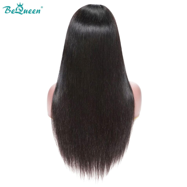 13X4 Lace Front Wigs Human Hair 150 Density Glueless Pre Plucked Brazilian Body Wave Human Hair Wigs for Black Women Lace Closure Wigs Human Hair with Baby Hair Bleached Knots Natural Black (13X4 Transparent, 30Inches) - Image 2