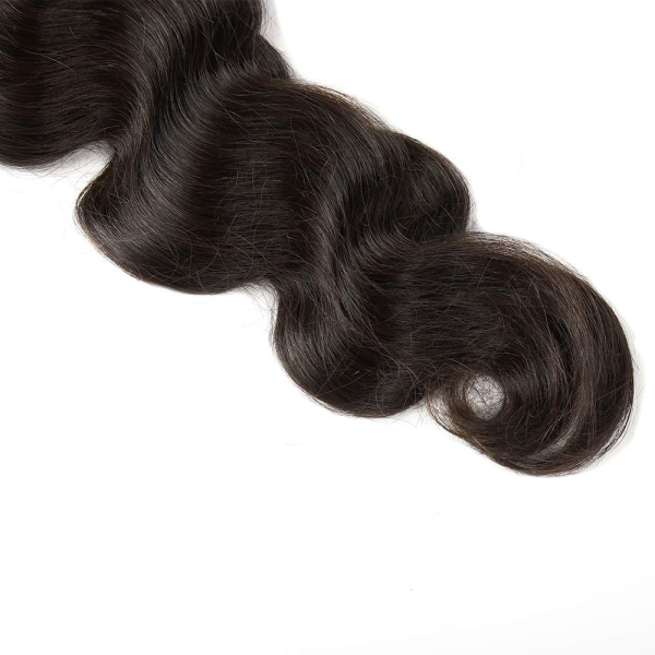 13X4 Lace Frontal Closure Ear to Ear Brazilian Virgin Remy Human Hair with Baby Hair Three Parts Body Wave Hair Frontal Natural Color 12 Inch - Image 5